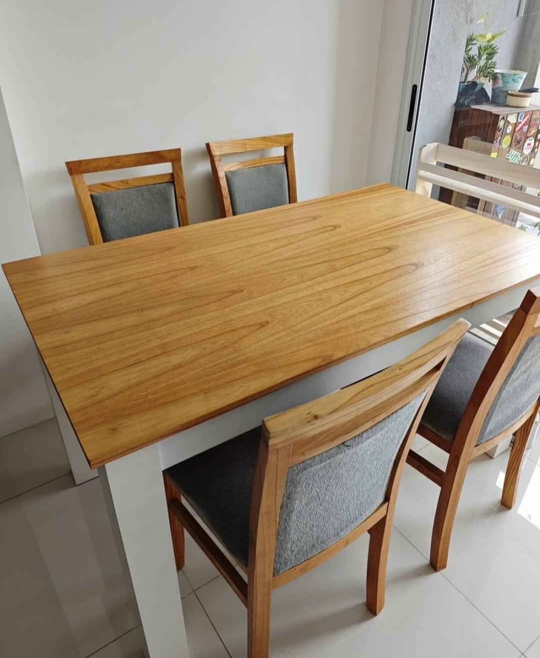 Conjunto Comedor Roble Natural